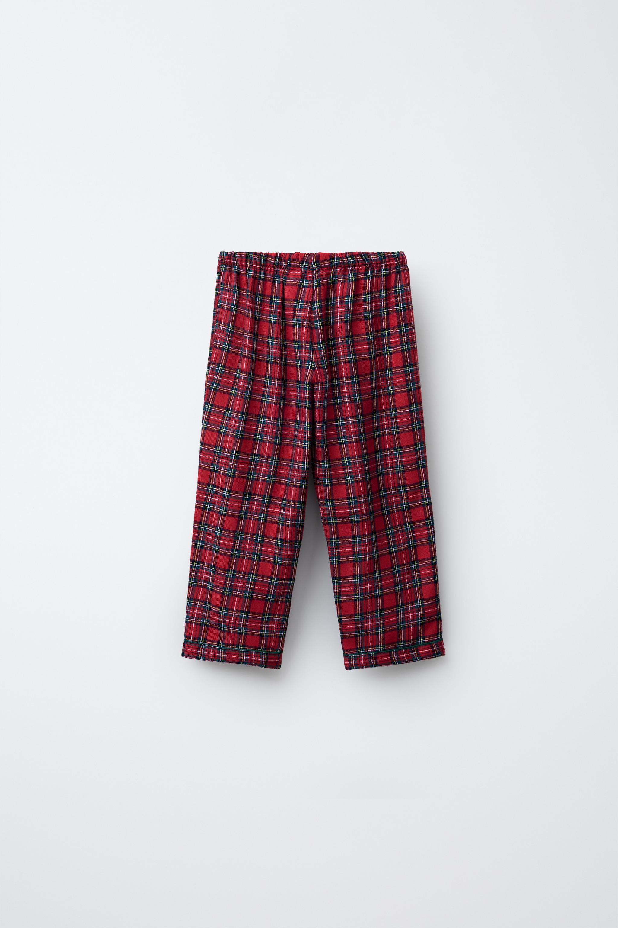 6- ANS/ PYJAMA À CARREAUX EN FLANELLE